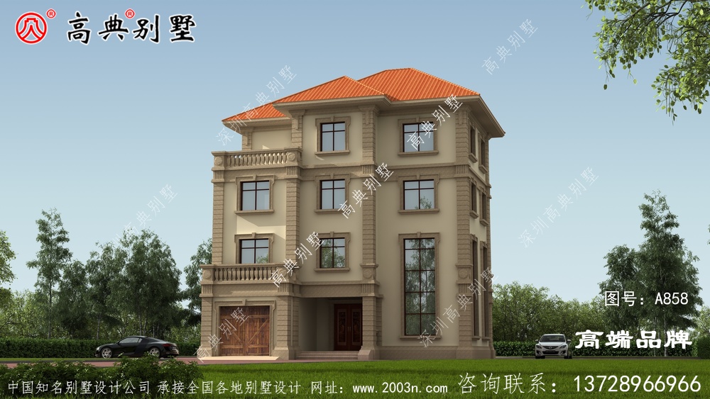 俯視的角度看去，建筑非常的具有層次感。