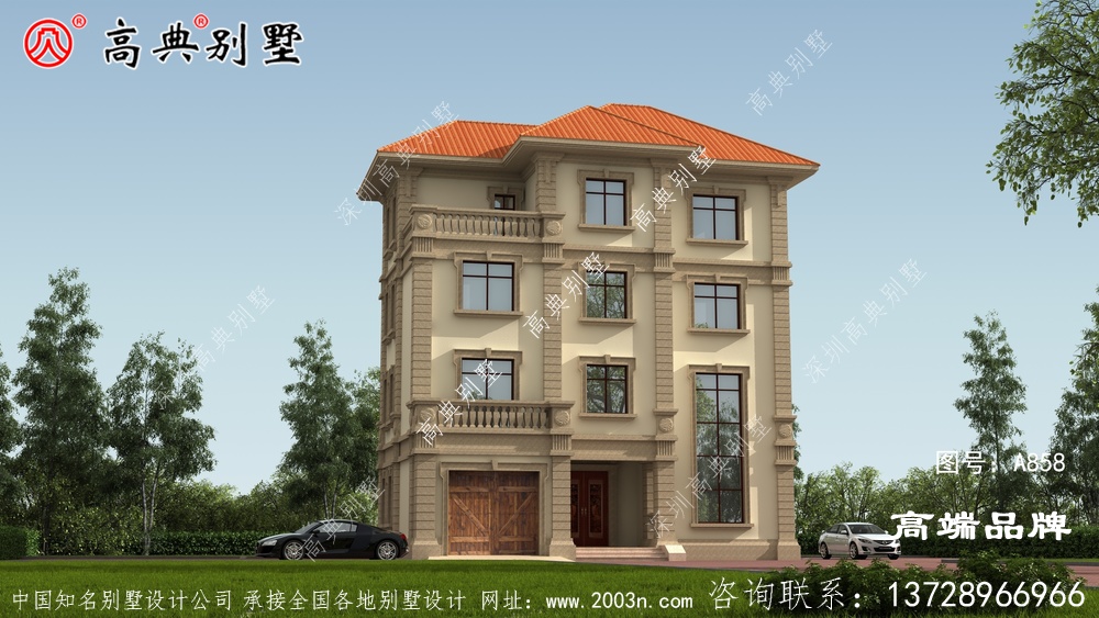 俯視的角度看去，建筑非常的具有層次感。