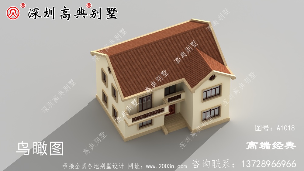 經典戶型別墅設計圖,造價25萬就能蓋得起的別墅
