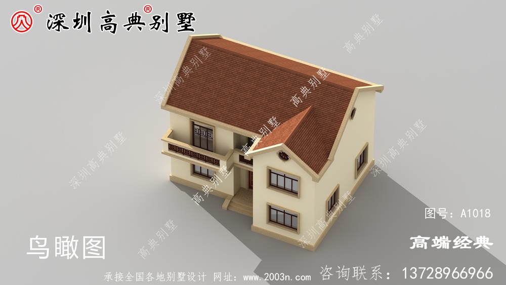 經典戶型別墅設計圖,造價25萬就能蓋得起的別墅