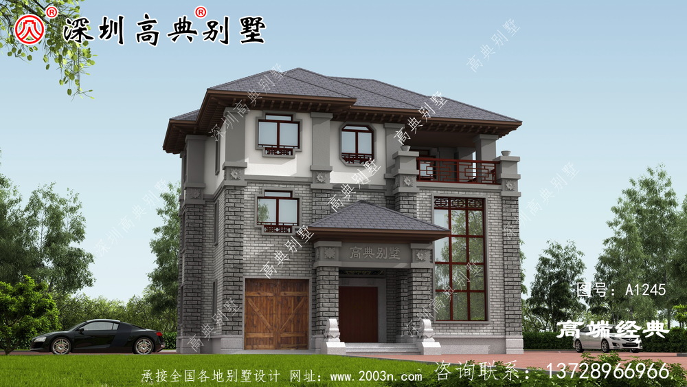 中式四合院，帶庭院，百看不厭，建一棟都倍有面子。