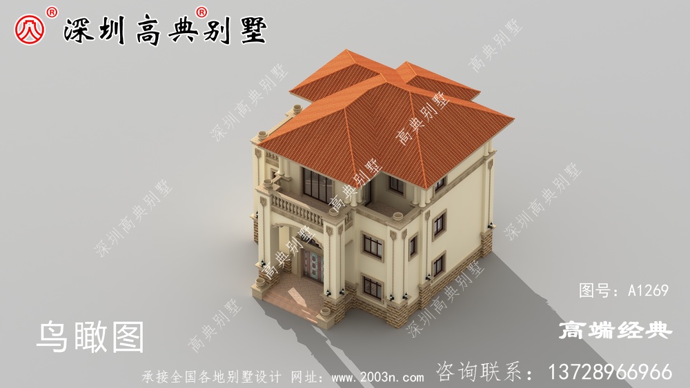 經(jīng)典耐看的三層歐式別墅設計圖，寬敞大氣