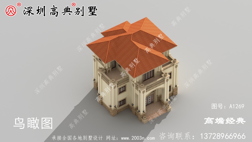 經(jīng)典耐看的三層歐式別墅設計圖，寬敞大氣