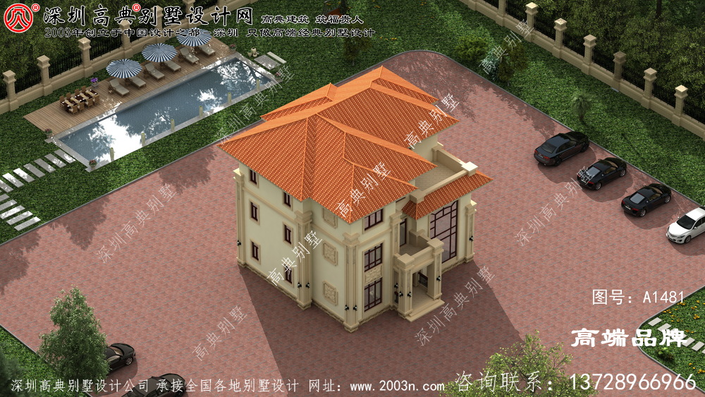 45萬三層簡歐農村民宅戶型圖，農村建這個戶型的很多