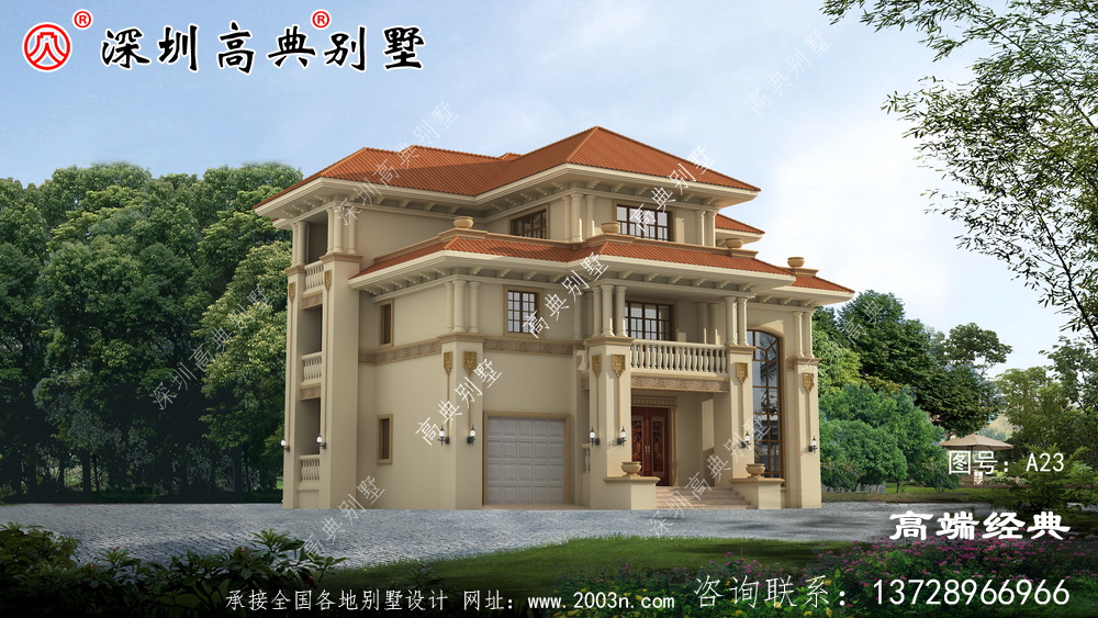 這座鄉(xiāng)村別墅的庭院設(shè)計(jì)外觀清新時(shí)尚,窗戶、大廳設(shè)計(jì)非常有特色