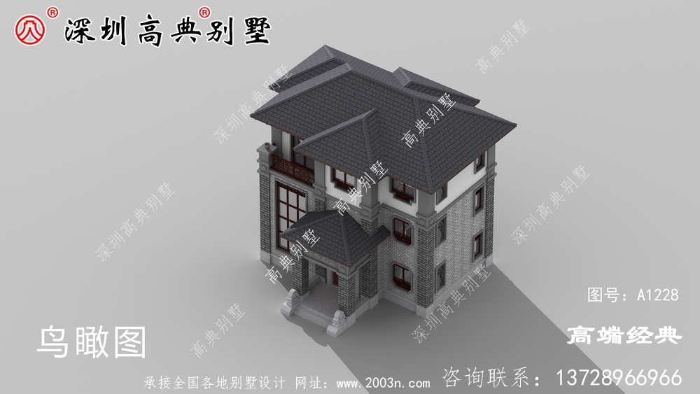 農(nóng)村三層半自營(yíng)住宅外觀圖爆發(fā)朋友圈,經(jīng)濟(jì)實(shí)用。