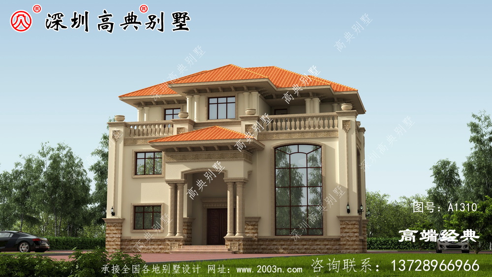 新農(nóng)村三層樓房的照片,精致安全,想在村子里蓋房子。