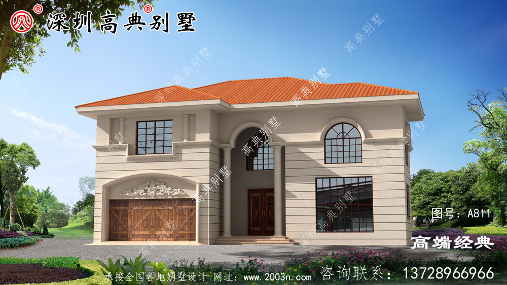 三樓的自營住宅實景圖，看到別人家蓋的房子，我也心動了。
