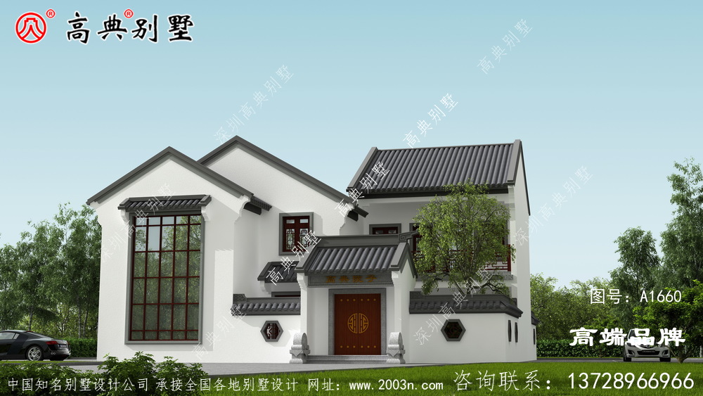 庭院戶型在家鄉建一棟鄉里鄉親無人不夸