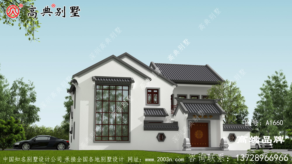 庭院戶型在家鄉建一棟鄉里鄉親無人不夸