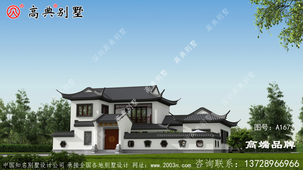 外墻均采用低調典雅的黑白配色穩重而大氣 外墻均采用低調典雅的黑白配色穩重而大氣