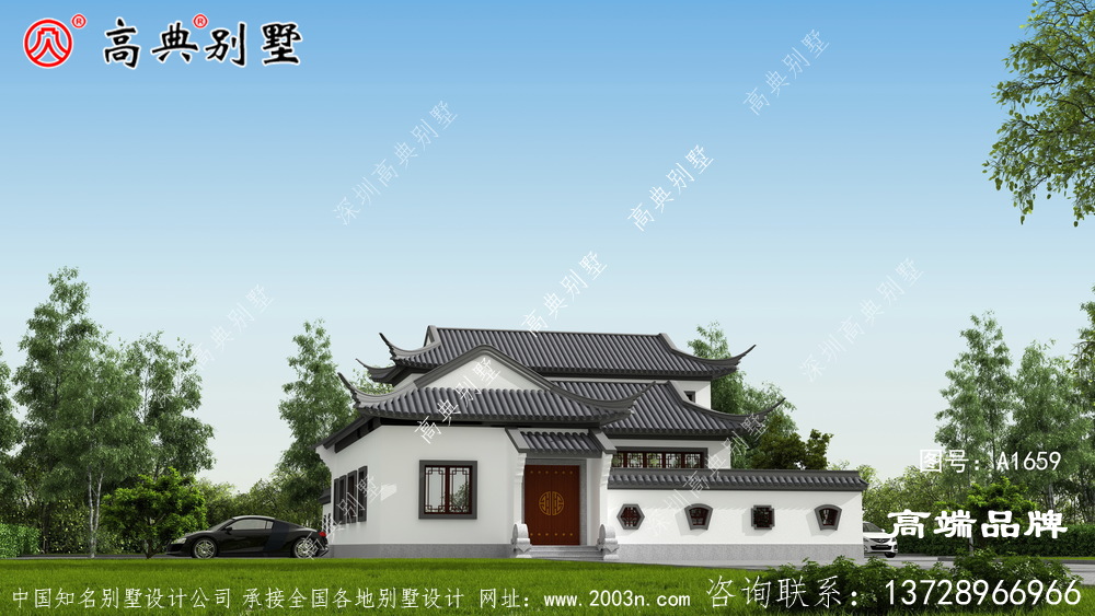 中式合院設計圖,將中國建筑的古典美展示的淋漓盡致