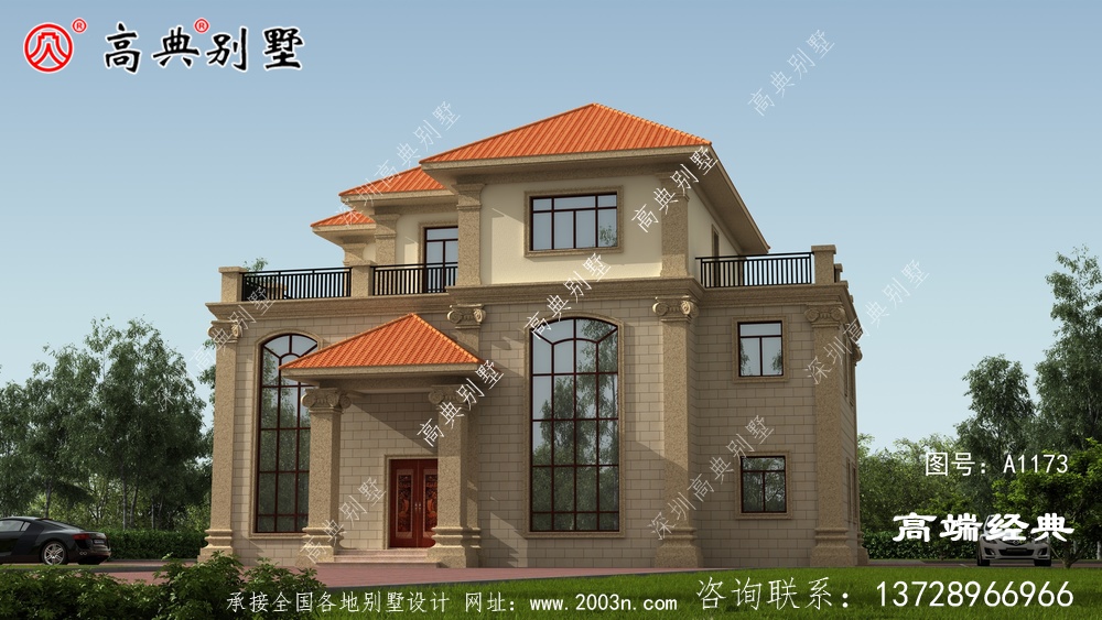這款歐式自建房,肯定是因?yàn)檫@個(gè)戶型足夠好,才引來大家爭相建造。