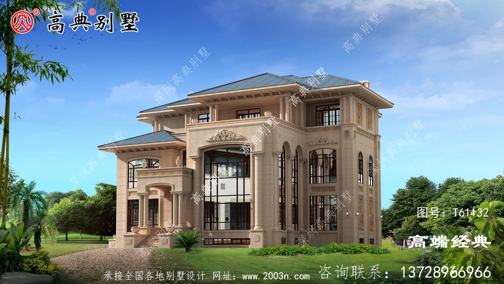 凹凸有致的結構的設計,使得外立面豐富多彩