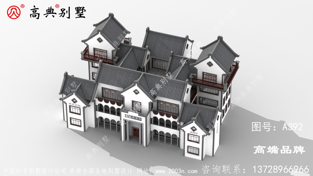 農村四層中式別墅設計圖分享,想要建造自己滿意的房子并不難 農村四層中式別墅設計圖分享,想要建造自己滿意的房子并不難