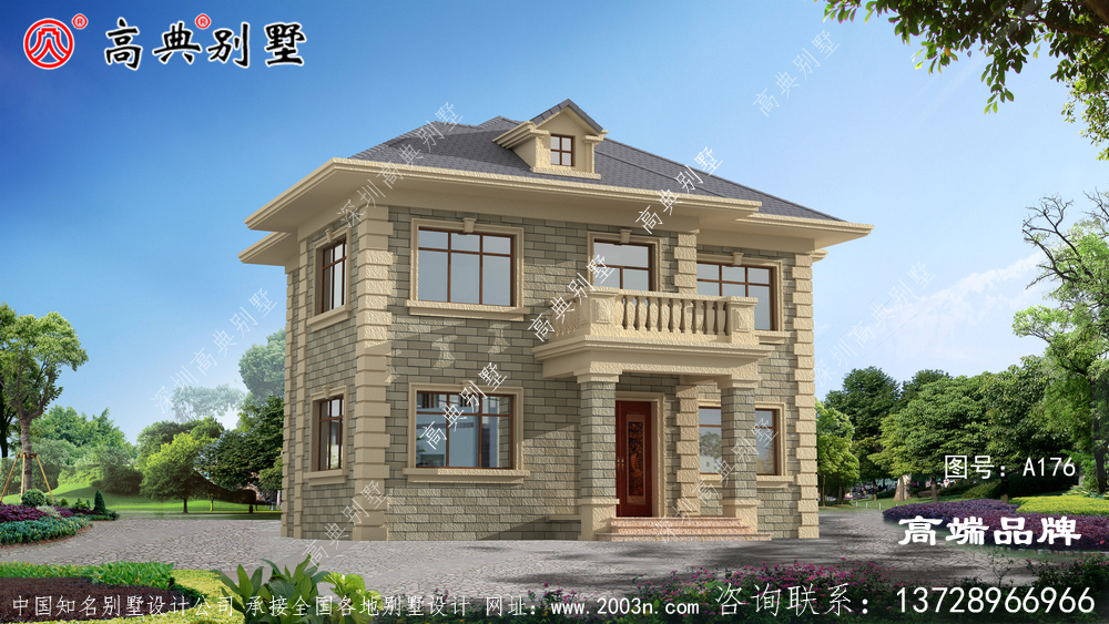 兩層的設計布局這樣做,充分考慮了住戶的居住舒適性